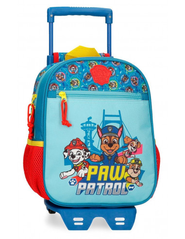 MOCHILA ADAP. 28CM.C/CARRO PAW PATROL ALWAYS HEROIC